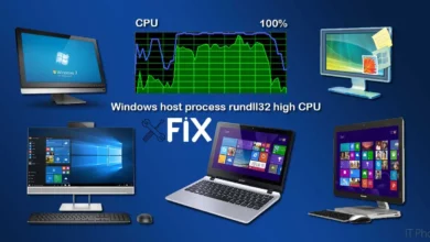 How to fix windows host process rundll32 high disk usage